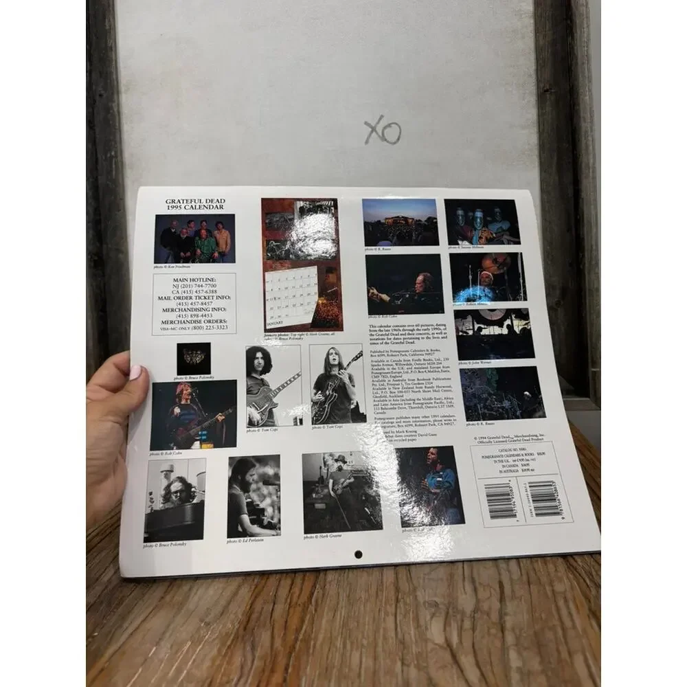 OFFICIAL Grateful Dead Calendar 1995 UNUSED